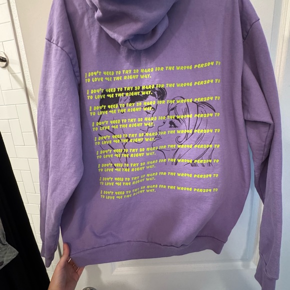 Boys Lie Light Purple Hoodie - Picture 3 of 4